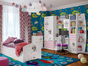 Детская комната Юниор-2 Мальвина в Ноябрьске - noyabrsk.magazinmebel.ru | фото