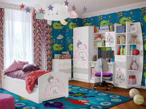 Детская комната Юниор-2 Принцесса 1 в Ноябрьске - noyabrsk.magazinmebel.ru | фото