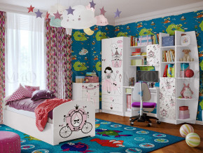 Детская комната Юниор-2 Принцесса в Ноябрьске - noyabrsk.magazinmebel.ru | фото