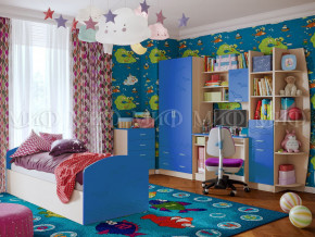 Детская комната Юниор-2 Синий в Ноябрьске - noyabrsk.magazinmebel.ru | фото