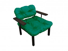 Кресло Дачное зелёная подушка в Ноябрьске - noyabrsk.magazinmebel.ru | фото