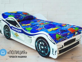 Кровать детская машина Полиции в Ноябрьске - noyabrsk.magazinmebel.ru | фото