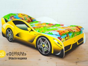 Кровать детская машинка Феррари в Ноябрьске - noyabrsk.magazinmebel.ru | фото