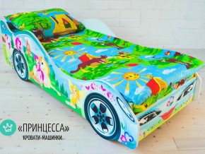 Кровать детская машинка Принцесса в Ноябрьске - noyabrsk.magazinmebel.ru | фото